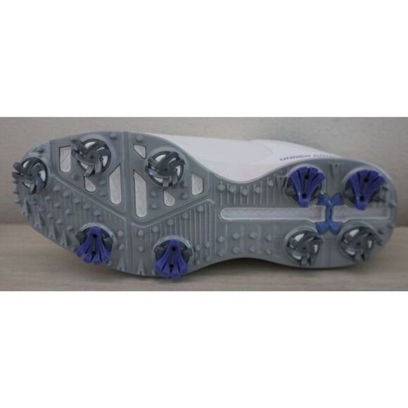 Under Armour Women's Sz 9.5 White UA Charged Breathe 2 Spiked Golf Shoes - Picture 7 of 11